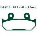 EBC Brakes Double-H Sintered Superbike Brake Pads Front - FA203HH EBC Brakes Double-H Sintered Superbike Brake Pads Front - FA203HH